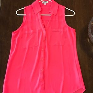 sleeveless bright neon express top